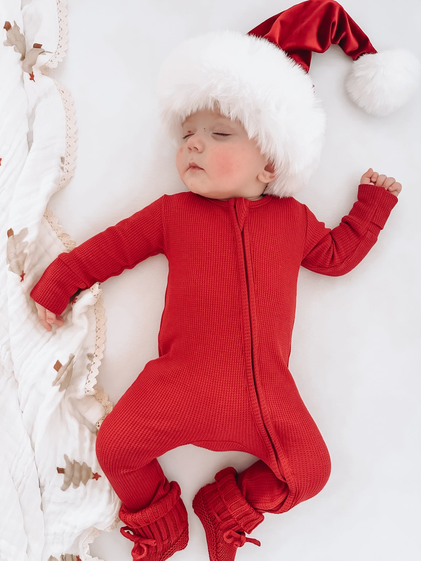 Crimson Christmas Romper