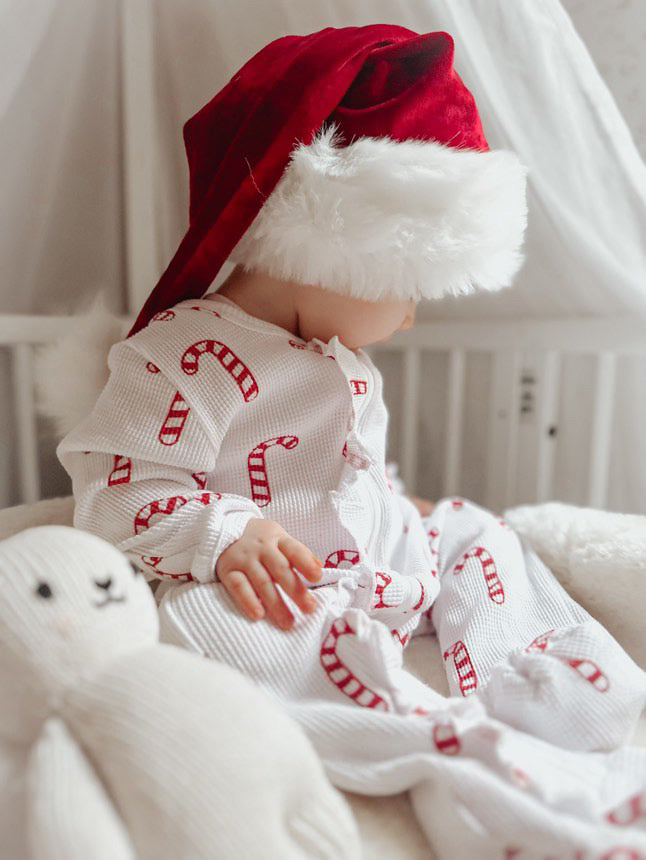 Candy Cane Christmas Romper