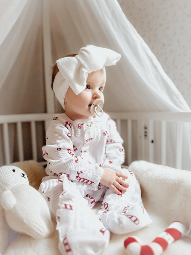 Candy Cane Christmas Romper