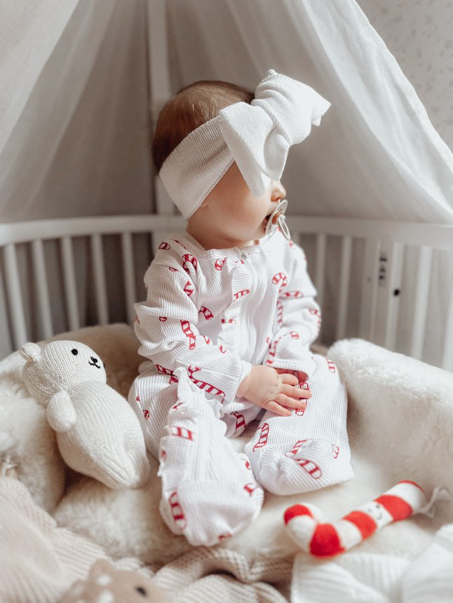 Candy Cane Christmas Romper